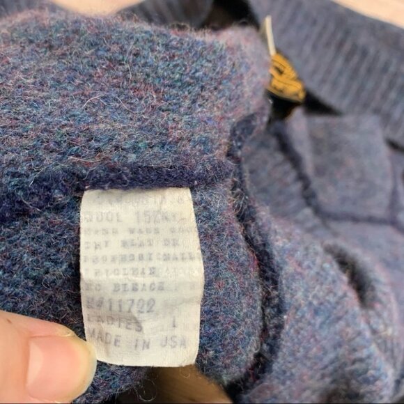 Vintage Wool Eddie Bauer Vest Size Large - Picture 5 of 9